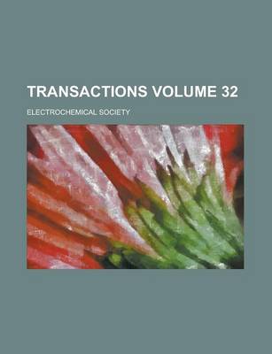 Book cover for Transactions Volume 32