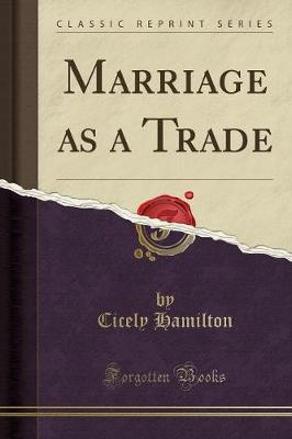 Book cover for Marriage as a Trade (Classic Reprint)