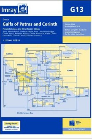 Cover of Imray Chart G13