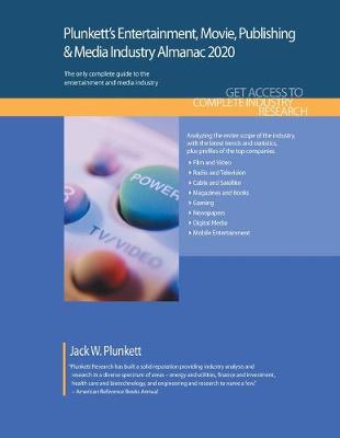 Book cover for Plunkett's Entertainment, Movie, Publishing & Media Industry Almanac 2020