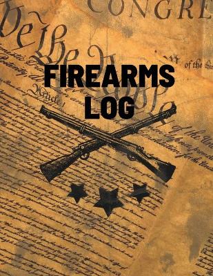 Book cover for Firearms Log Book