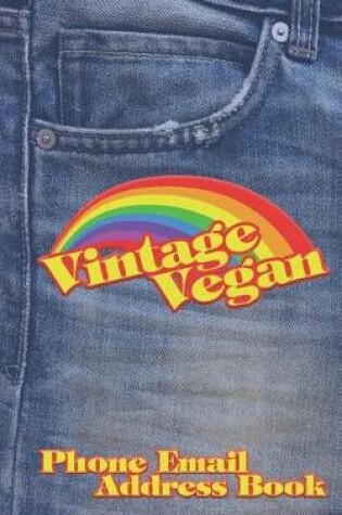 Cover of Vintage Vegan Phone Email Address Book