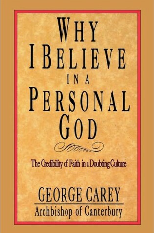 Cover of Why I Believe in Personal God
