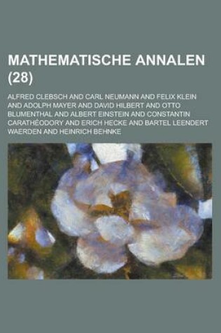 Cover of Mathematische Annalen (28 )