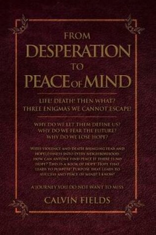 Cover of From Desperation to Peace of Mind