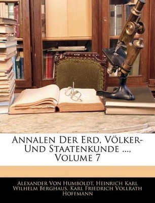 Book cover for Annalen Der Erd, Volker-Und Staatenkunde, Siebenter Band