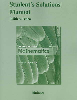 Book cover for Student Solutions Manual for Basic College Mathematics