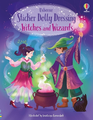 Book cover for Sticker Dolly Dressing Witches and Wizards