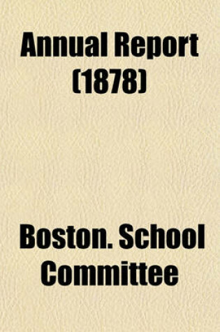 Cover of Annual Report (1878)