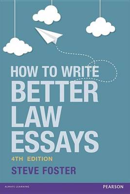 Book cover for How To Write Better Law Essays eBook