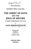 Book cover for Christ of Faith and Jesus of H