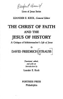 Cover of Christ of Faith and Jesus of H