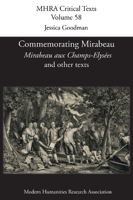 Cover of Commemorating Mirabeau