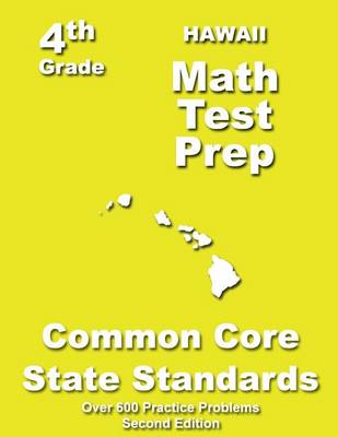 Book cover for Hawaii 4th Grade Math Test Prep