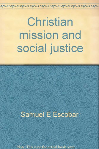 Book cover for Christian Mission and Social Justice