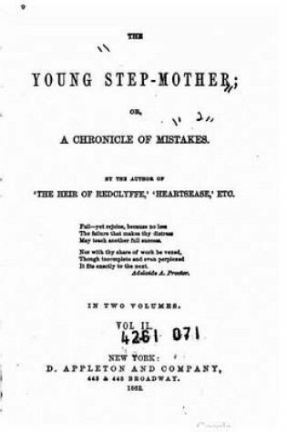 Cover of The young step-mother, or, A chronicle of mistakes - Vol. II