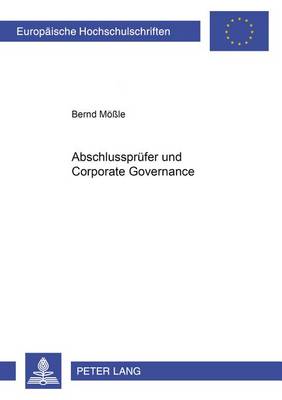 Cover of Abschlusspruefer Und Corporate Governance