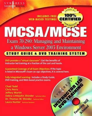 Book cover for McSa/MCSE Managing and Maintaining a Windows Server 2003 Environment (Exam 70-290)