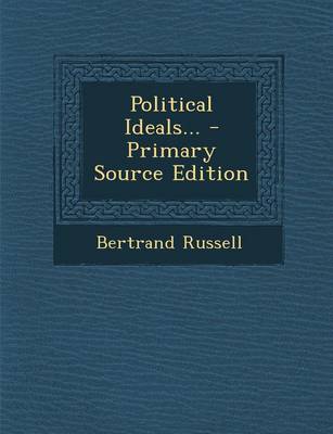 Book cover for Political Ideals... - Primary Source Edition