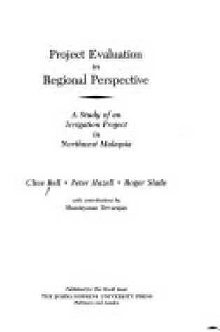 Cover of Project Evaluation in Regional Perspective