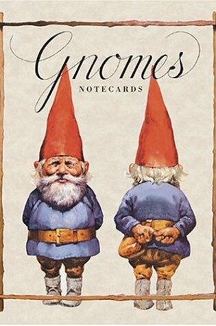 Cover of Gnomes Note Cards in a Two-Piece Box