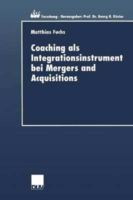 Cover of Coaching als Integrationsinstrument bei Mergers and Acquisitions