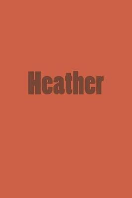 Book cover for Heather