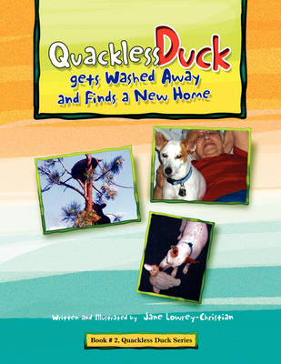 Book cover for Quackless Duck Gets Washed Away