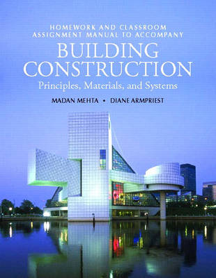 Book cover for Homework and Classroom Assignment Manual for Building Construction for Building Construction