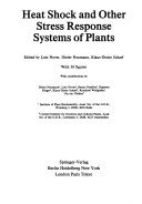 Cover of Heat Shock and Other Stress Response Systems of Plants