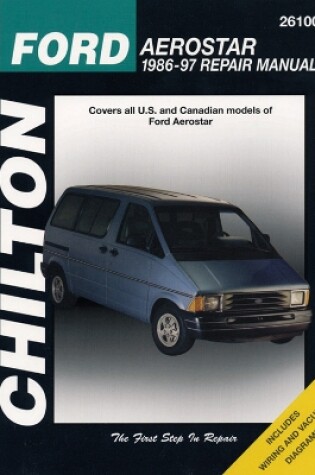 Cover of Ford Aerostar (86 - 97) (Chilton)