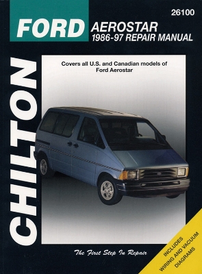 Book cover for Ford Aerostar (86 - 97) (Chilton)