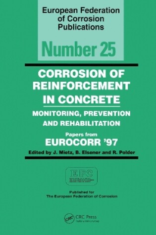 Cover of Corrosion of Reinforcement in Concrete (EFC 25)