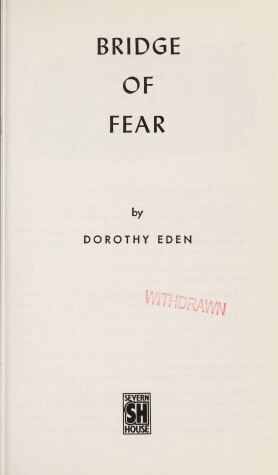 Cover of Bridge of Fear