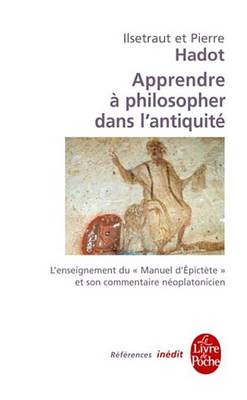 Book cover for Apprendre a Philosopher Dans L'Antiquite-Inedit