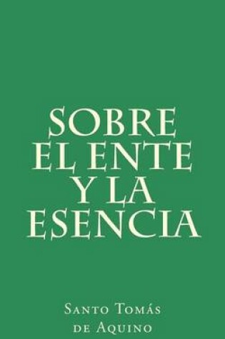 Cover of Sobre El Ente y La Esencia