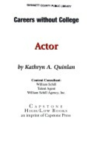 Cover of Actor