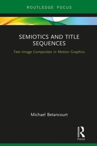 Cover of Semiotics and Title Sequences
