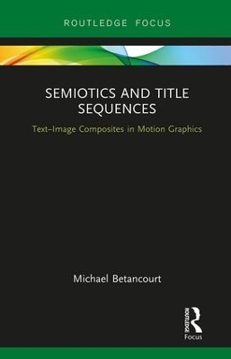 Cover of Semiotics and Title Sequences