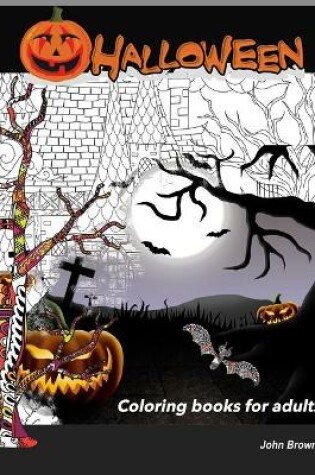 Cover of Halloween Coloring books for Adults