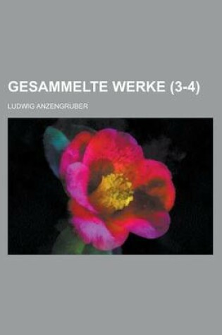 Cover of Gesammelte Werke (3-4 )