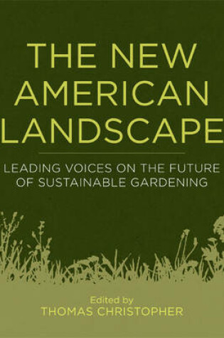 Cover of The New American Landscape
