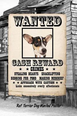 Book cover for Rat Terrier Dog Wanted Poster