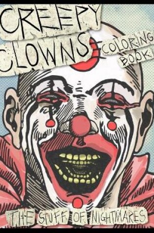 Cover of Creepy Clowns Coloring Book