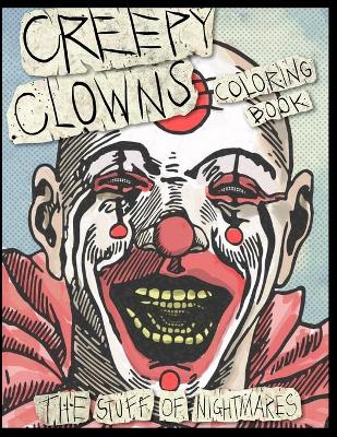 Book cover for Creepy Clowns Coloring Book