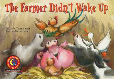 Book cover for The Farmer Didn't Wake Up