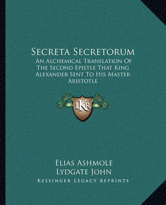 Book cover for Secreta Secretorum