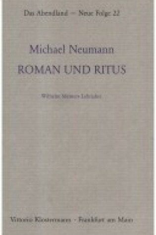 Cover of Roman Und Ritus