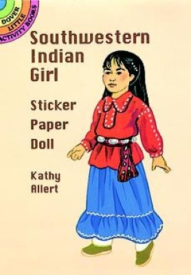 Book cover for Southwestern Indian Girl Sticker Paper Doll