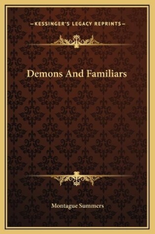 Cover of Demons And Familiars